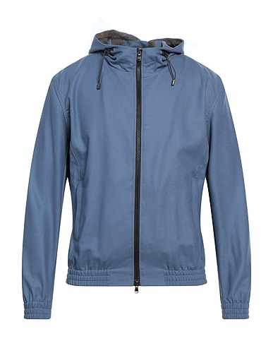 BARBA Napoli Bomber Pastel blue 100% Virgin Wool