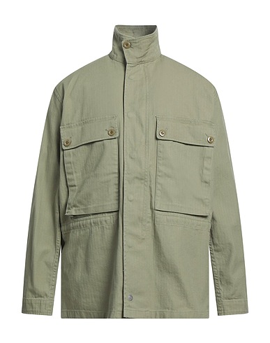 NIGEL CABOURN Denim jacket Military green 100% Cotton