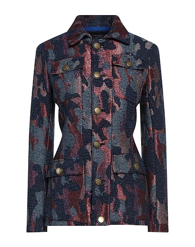 KOCHÉ Jacket Midnight blue 72% Synthetic fibers, 17% Wool, 8% Cotton, 2% Silk, 1% Other Fibres