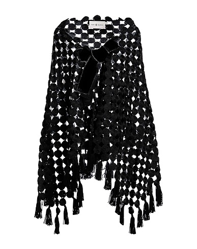TORY BURCH Cloak Black 95% Wool, 5% Other Fibres