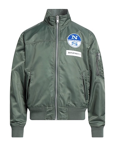 NORTH SAILS x DEPARTMENT 5 Bomberjacke Militärgrün 100% Polyamid