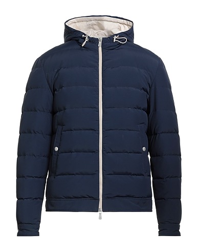 ELEVENTY Shell jacket Midnight blue 54% Wool, 46% Polyamide
