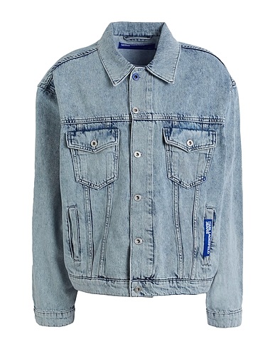 KARL LAGERFELD JEANS Denim jacket Blue 100% Organic cotton