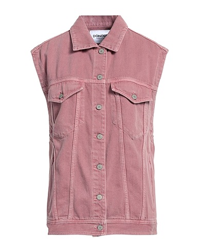 DONDUP Denim jacket Antique rose 100% Cotton