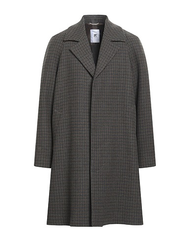 PT Torino Coat Dark green 70% Virgin Wool, 25% Polyamide, 5% Other Fibres