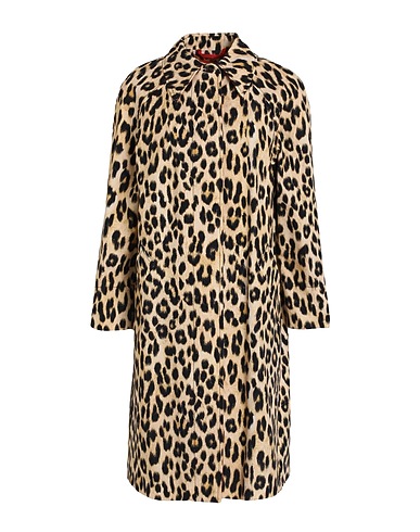MAX&Co. x DURO OLOWU Full-length jacket Sand 100% Cotton