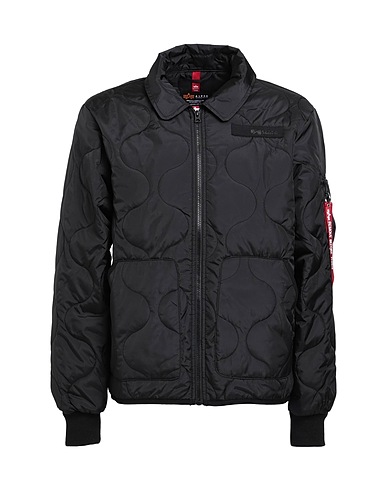 ALPHA INDUSTRIES Куртка Чёрный 100% Полиэстер
