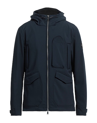 ERMANNO SCERVINO Jacket Midnight blue 94% Polyester, 6% Elastane