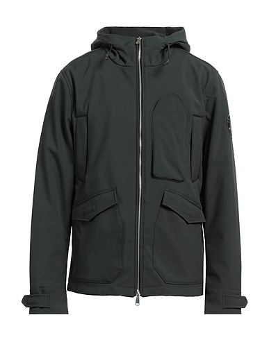 ERMANNO SCERVINO Jacket Dark green 94% Polyester, 6% Elastane