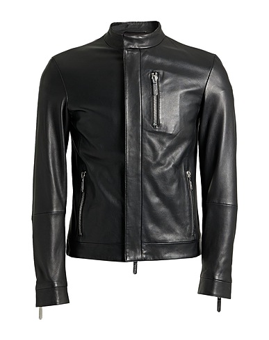 EMPORIO ARMANI Jacket Black 100% Lambskin