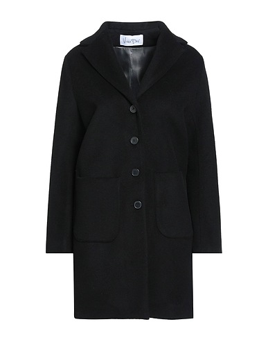 VIRNA DRÒ Coat Black 75% Wool, 25% Polyamide
