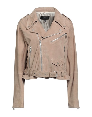 ARMA Biker jacket Taupe Goat skin