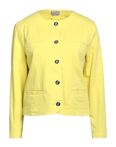 MARELLA SPORT Blazer Yellow 92% Cotton, 6% Elastomultiester, 2% Elastane