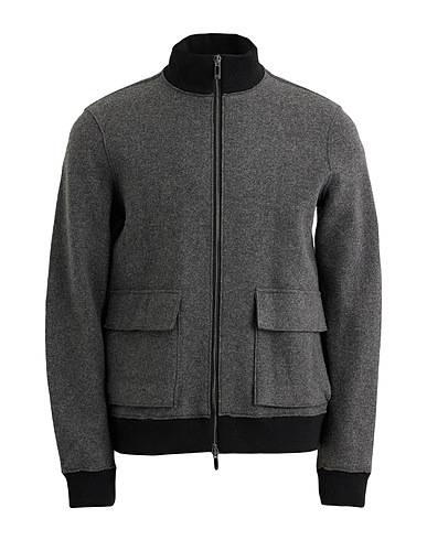 GIORGIO ARMANI Bomber Grey 88% Virgin Wool, 10% Cashmere, 2% Polyamide