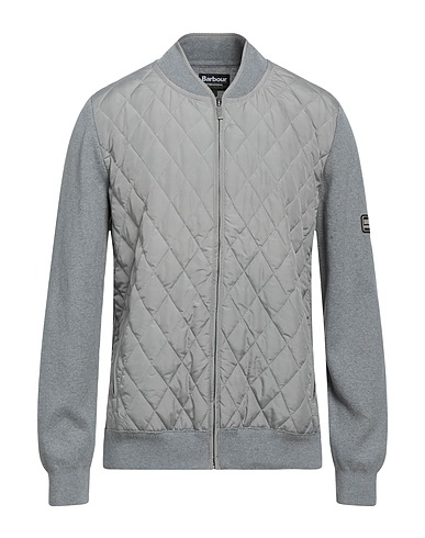 BARBOUR Bomber Grey 100% Cotton, Polyamide