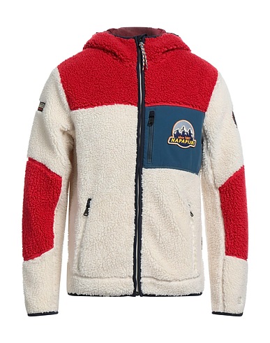 NAPAPIJRI Teddy Coat Ivory 100% Polyester