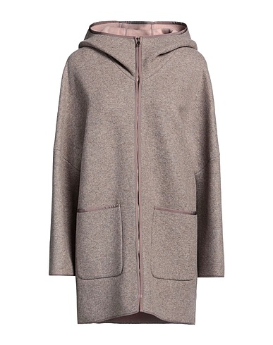 AGNONA Coat Khaki 100% Cashmere, Viscose, Cotton