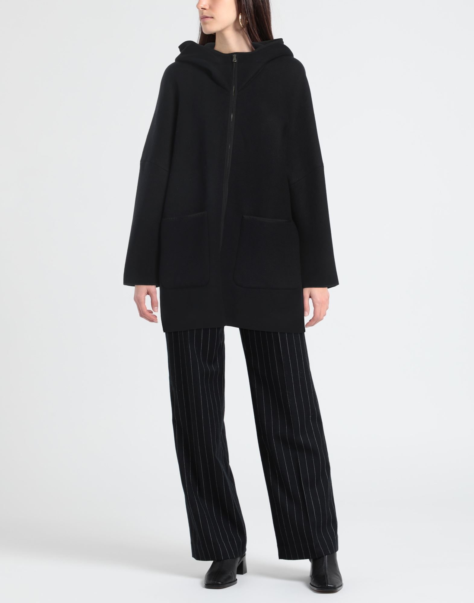 アニオナ　カシミヤ　コート　黒 カシミヤドレストレンチコート|ANAYI OFFICIAL ONLINE STORE｜アナイ