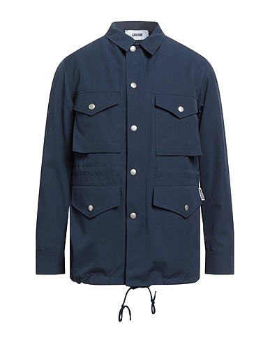 GRIFONI Jacket Midnight blue 65% Polyester, 35% Cotton