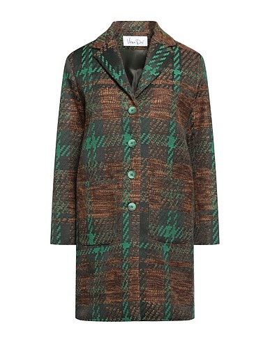 VIRNA DRÒ Coat Brown 40% Cotton, 34% Polyester, 18% Acrylic, 8% Other Fibres