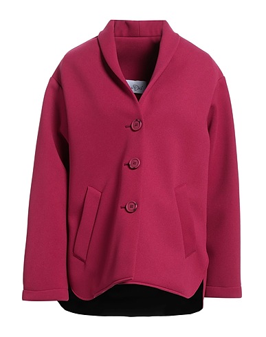 VIRNA DRÒ Coat Garnet 87% Polyester, 10% Polyurethane, 3% Elastane