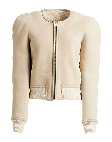 MARANT ÉTOILE Jacket Beige 100% Lambskin