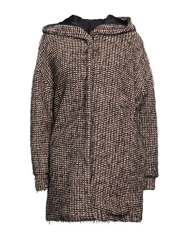 120% LINO Cappotto Beige 69% Fibre sintetiche, 16% Lana, 7% Cachemire, 5% Lana di alpaca, 3% Altre Fibre
