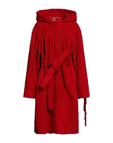 STELLA McCARTNEY Teddy Coat Rosso 62% Poliestere, 38% Lana