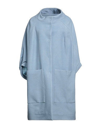 ALESSIO BARDELLE Coat Sky blue 40% Acrylic, 30% Wool, 30% Viscose