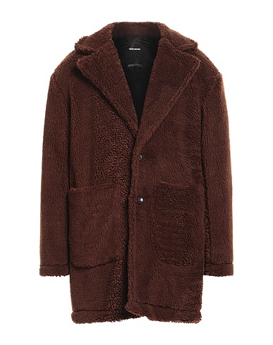 TAKESHY KUROSAWA Teddy Coat Brown 100% Polyester