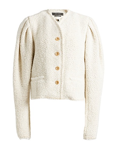 ISABEL MARANT Jacket Ivory 46% Acrylic, 38% Wool, 16% Polyester