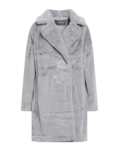 FRENCH CONNECTION Teddy Coat Grey 100% Polyester