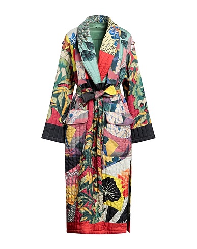 ETRO Coat Light green 100% Silk