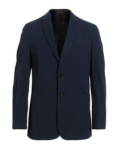 DUNHILL Blazer Blu navy 99% Cotone, 1% Elastan