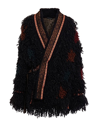 ETRO Jacket Black 30% Wool, 30% Acrylic, 27% Alpaca wool, 8% Polyamide, 5% Viscose