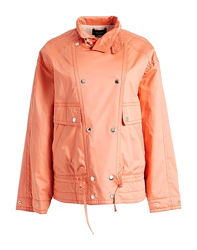 ISABEL MARANT Double breasted pea coat Coral 100% Cotton