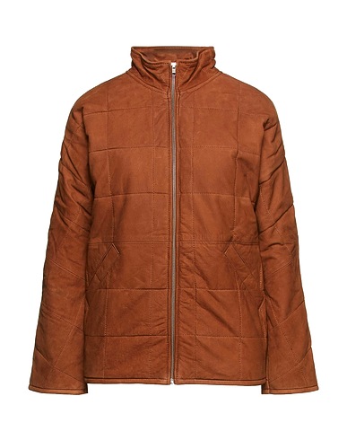 MUUBAA Jacket Tan 100% Buffalo leather, Cotton