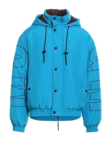MSGM Giubbotto Azzurro 100% Poliestere