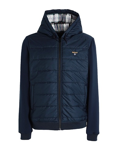 BARBOUR Shell  jacket Navy 86% Polyester, 14% Elastane, Cotton