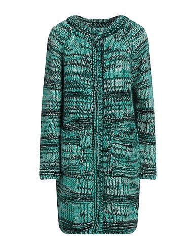 P.A.R.O.S.H. Coat Turquoise 32% Wool, 28% Acrylic, 24% Alpaca wool, 10% Mohair wool, 6% Polyamide