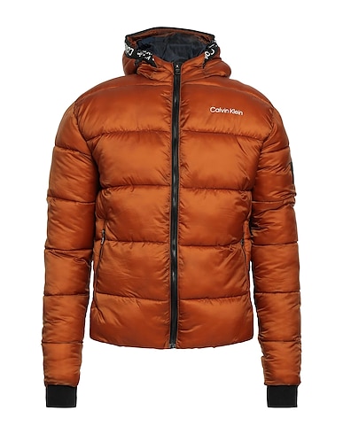 CALVIN KLEIN Shell jacket Tan 100% Nylon