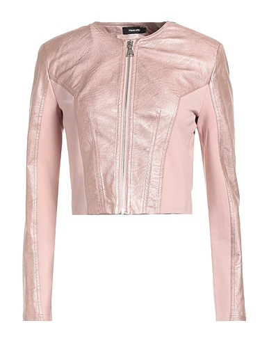 MARANI Giubbotto Rosa chiaro 97% Poliestere, 3% Elastan, Poliuretano, Viscosa, Poliammide