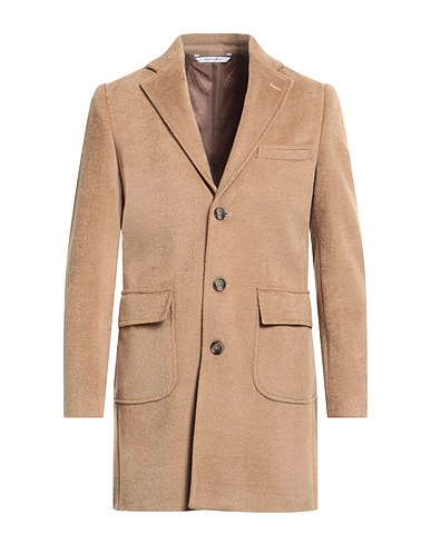 HERMAN & SONS Coat Camel 52% Polyester, 44% Viscose, 4% Wool