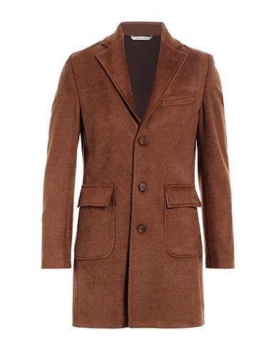 HERMAN & SONS Coat Tan 52% Polyester, 44% Viscose, 4% Wool