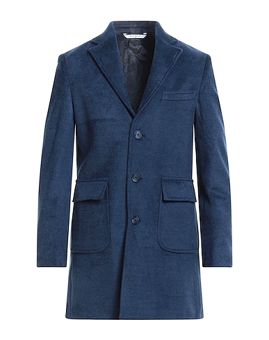 HERMAN & SONS Coat Navy 52% Polyester, 44% Viscose, 4% Wool
