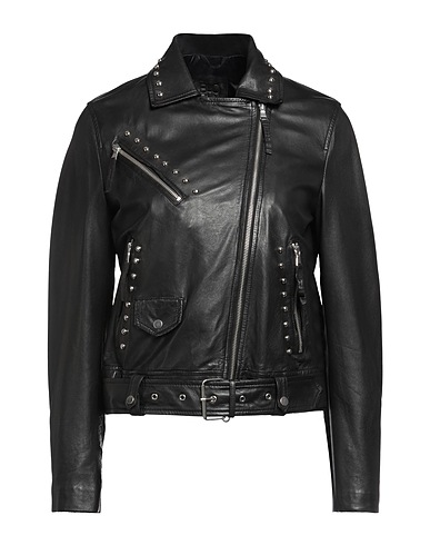BLOUSON Biker jacket Black 100% Leather