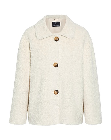 UNREAL FUR Kunstpelz Elfenbein 100% Polyester