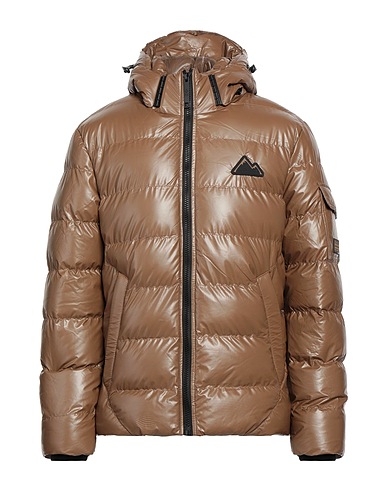 POINT ZERO Shell jacket Brown 100% Polyester, Polyurethane
