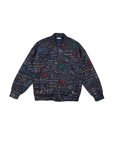 DOLCE&GABBANA Jacket Midnight blue 90% Polyester, 10% Elastane