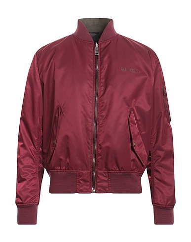 VALENTINO GARAVANI Bomber Burgundy 100% Polyamide